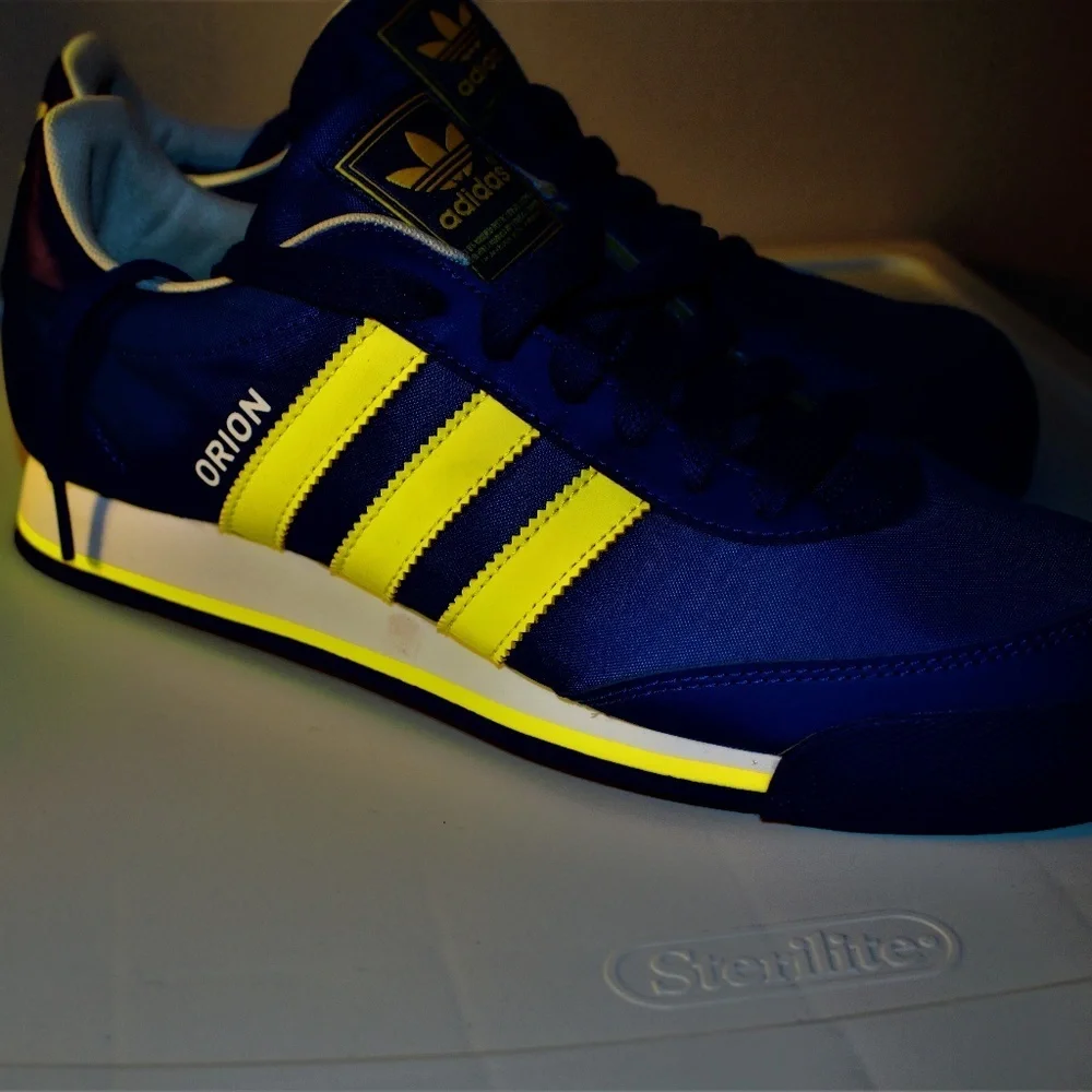 adidas Blue and Yellow Athletic Shoes
